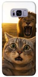 Чехол itsPrint Shocked cat and lion для Samsung G955 Galaxy S8 Plus