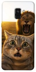 Чехол itsPrint Shocked cat and lion для Samsung A530 Galaxy A8 (2018)