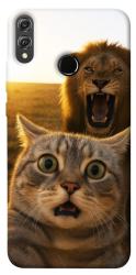 Чехол itsPrint Shocked cat and lion для Huawei Honor 8X