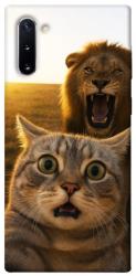 Чехол itsPrint Shocked cat and lion для Samsung Galaxy Note 10