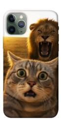 Чехол itsPrint Shocked cat and lion для Apple iPhone 11 Pro (5.8")