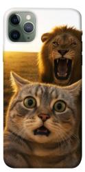 Чехол itsPrint Shocked cat and lion для Apple iPhone 11 Pro Max (6.5")