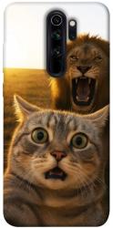 Чехол itsPrint Shocked cat and lion для Xiaomi Redmi Note 8 Pro