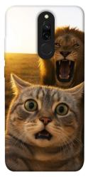Чехол itsPrint Shocked cat and lion для Xiaomi Redmi 8