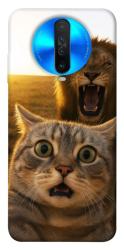 Чехол itsPrint Shocked cat and lion для Xiaomi Redmi K30