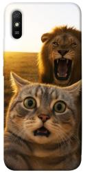 Чехол itsPrint Shocked cat and lion для Xiaomi Redmi 9A