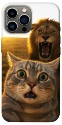 Чехол itsPrint Shocked cat and lion для Apple iPhone 12 Pro Max (6.7")