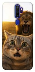 Чехол itsPrint Shocked cat and lion для Oppo A5 (2020) / Oppo A9 (2020)