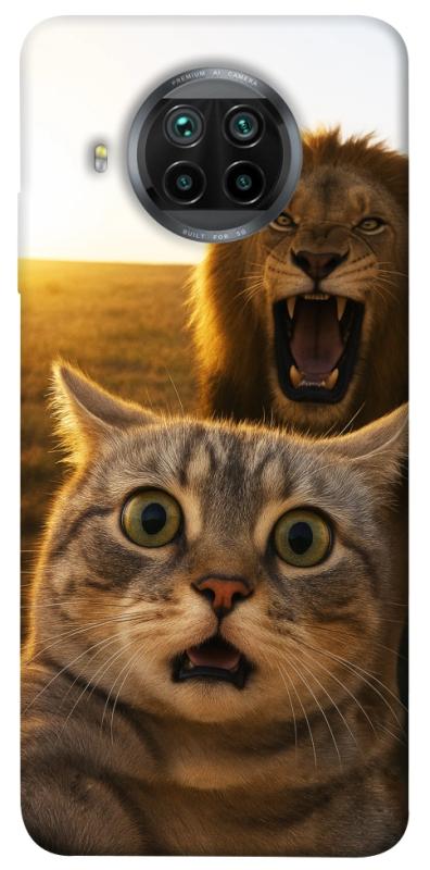 Чехол itsPrint Shocked cat and lion для Xiaomi Mi 10T Lite / Redmi Note 9 Pro 5G, животные, купить оптом с доставкой