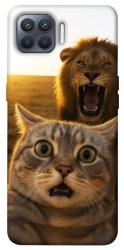 Чехол itsPrint Shocked cat and lion для Oppo Reno 4 Lite