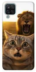 Чехол itsPrint Shocked cat and lion для Samsung Galaxy A12
