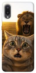 Чохол itsPrint Shocked cat and lion для Samsung Galaxy A02