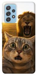 Чохол itsPrint Shocked cat and lion для Samsung Galaxy A52 4G / A52 5G