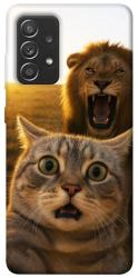 Чехол itsPrint Shocked cat and lion для Samsung Galaxy A52 4G / A52 5G