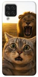 Чохол itsPrint Shocked cat and lion для Samsung Galaxy A22 4G