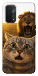 Чехол itsPrint Shocked cat and lion для Oppo A54 4G
