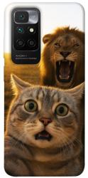 Чохол itsPrint Shocked cat and lion для Xiaomi Redmi 10