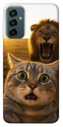 Чехол itsPrint Shocked cat and lion для Samsung Galaxy M23 5G