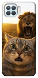Чехол itsPrint Shocked cat and lion для Oppo F17 Pro