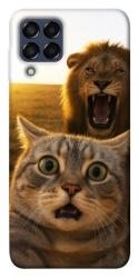 Чохол itsPrint Shocked cat and lion для Samsung Galaxy M33 5G