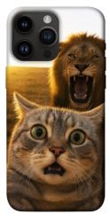 Чохол itsPrint Shocked cat and lion для Apple iPhone 14 Pro Max (6.7")
