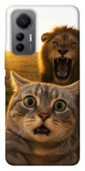 Чохол itsPrint Shocked cat and lion для Xiaomi 12 Lite
