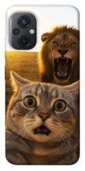 Чехол itsPrint Shocked cat and lion для Xiaomi Poco M5