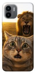 Чехол itsPrint Shocked cat and lion для Xiaomi Redmi A1 / A2