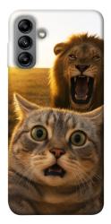 Чехол itsPrint Shocked cat and lion для Samsung Galaxy A04s