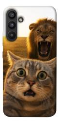 Чехол itsPrint Shocked cat and lion для Samsung Galaxy A34 5G