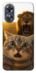 Чехол itsPrint Shocked cat and lion для Oppo A17