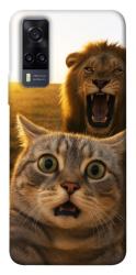 Чехол itsPrint Shocked cat and lion для Vivo Y31