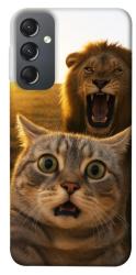 Чехол itsPrint Shocked cat and lion для Samsung Galaxy A24 4G