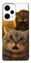 Чехол itsPrint Shocked cat and lion для Xiaomi Poco F5 Pro