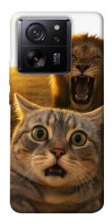 Чехол itsPrint Shocked cat and lion для Xiaomi 13T