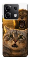Чехол itsPrint Shocked cat and lion для Xiaomi Redmi Note 13 5G