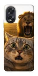 Чехол itsPrint Shocked cat and lion для Oppo A38