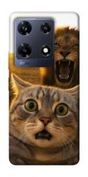 Чехол itsPrint Shocked cat and lion для Infinix Note 30 Pro