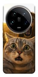 Чехол itsPrint Shocked cat and lion для Xiaomi 14 Ultra