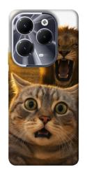 Чехол itsPrint Shocked cat and lion для Infinix Hot 40