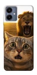 Чехол itsPrint Shocked cat and lion для Samsung Galaxy A06