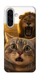 Чехол itsPrint Shocked cat and lion для Samsung Galaxy A36 5G
