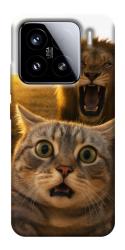 Чехол itsPrint Shocked cat and lion для Xiaomi 15