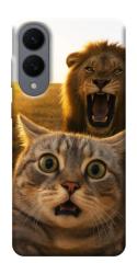Чехол itsPrint Shocked cat and lion для Samsung Galaxy S25 Edge