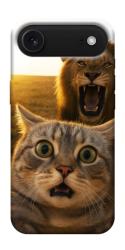 Чехол itsPrint Shocked cat and lion для Apple iPhone 17 Air (6.5")