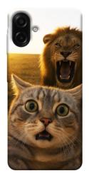 Чехол itsPrint Shocked cat and lion для Samsung Galaxy A07