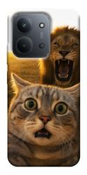 Чехол itsPrint Shocked cat and lion для Xiaomi Redmi 15C (EU)