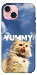 Чехол itsPrint Sky kitty для Apple iPhone 15 (6.1")