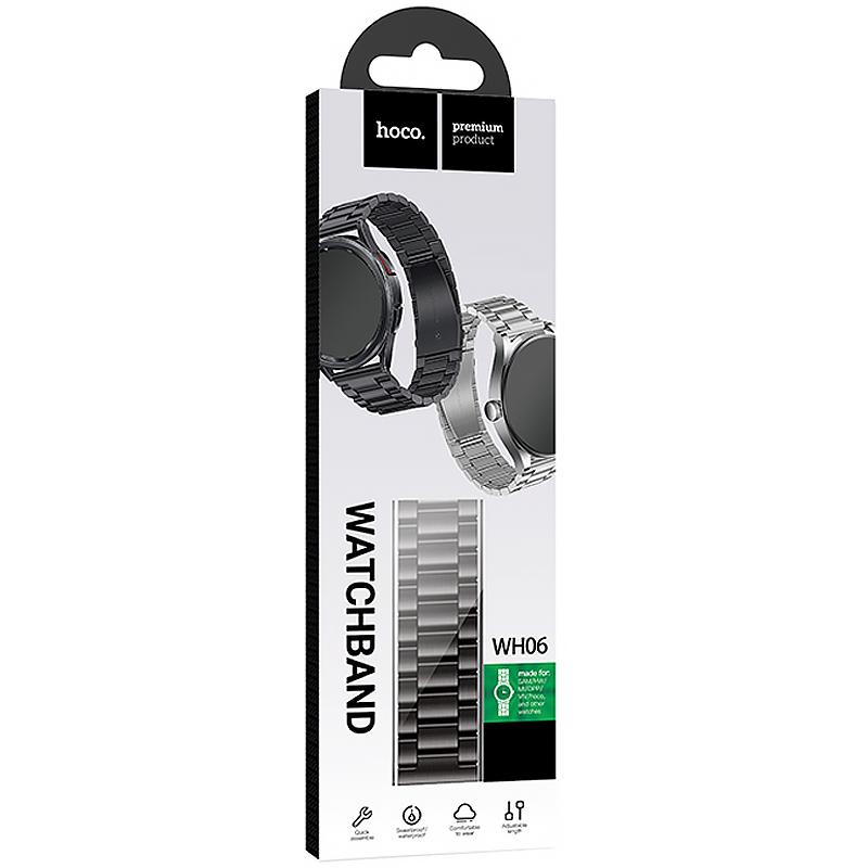 Ремешок Hoco WH06 Grand Series для Smart Watch 22mm на картинке №4