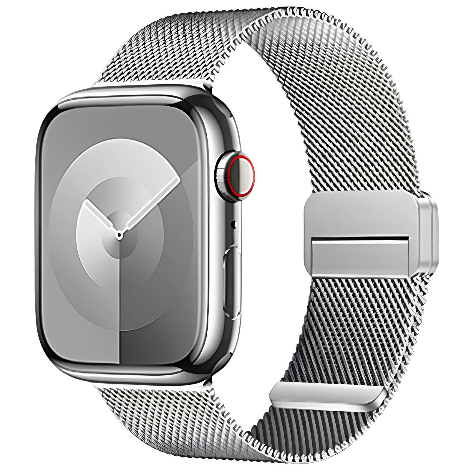 Ремінець Hoco WA26 Milanese Loop Strap для Apple watch 44/45/46/49mm, Silver, Метал, купити оптом з доставкою